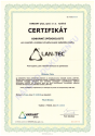 Certifikát LAN